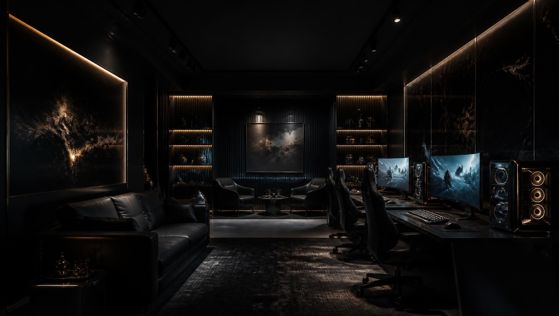 Interior of Eklavya Gaming Cafe